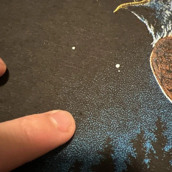 Screen Stars Black Eagle Graphic T-Shirt - Picture 11 of 16